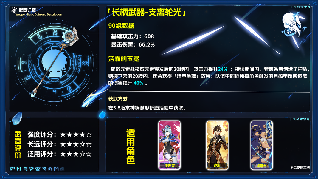 原神支离轮光武器评测，数值与实战收益速览