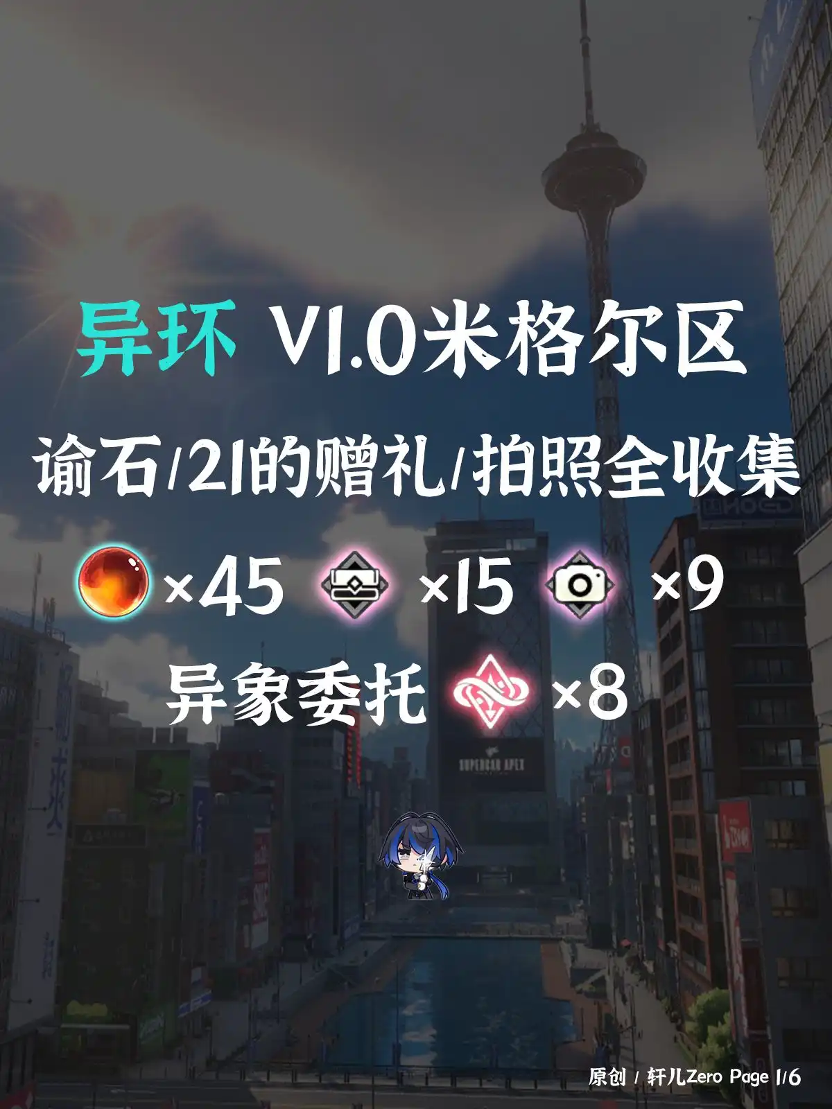 异环V1.0地图探索第四弹，米格尔区路线一览