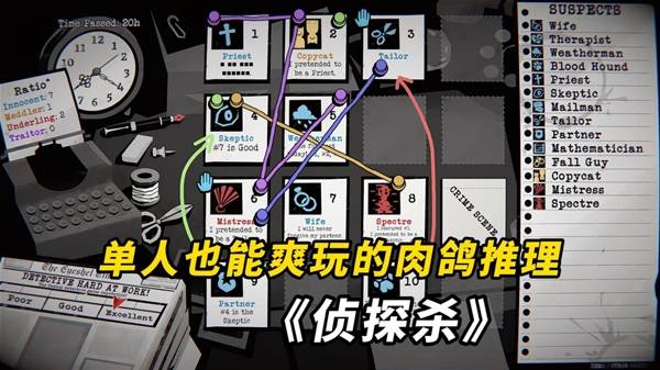 硬核推理《侦探杀罪恶之城》玩法指南