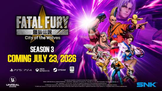 宿命的复仇！SNK《饿狼传说群狼之城》第三季更新