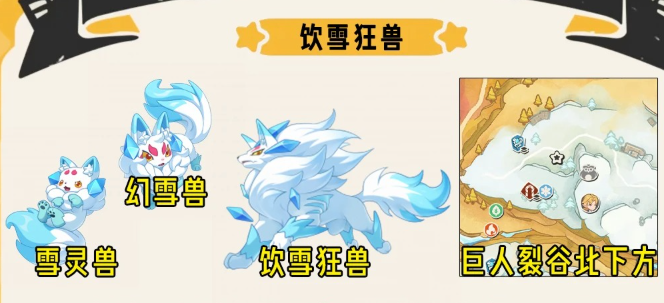 洛克王国世界铅字幻梦赛季冰系神宠饮雪狂兽获取指南