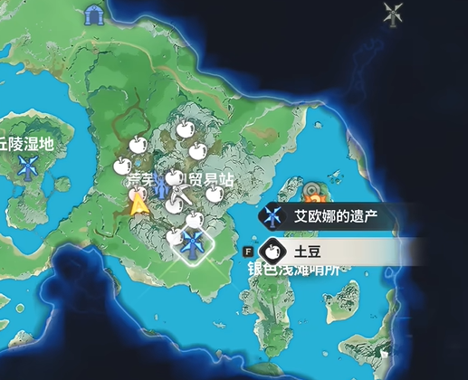 龙之剑觉醒土豆收集路线推荐
