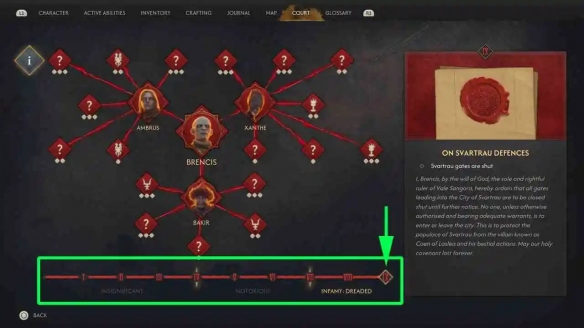 永久惩罚！《黎明行者之血》恶名等级全拆解