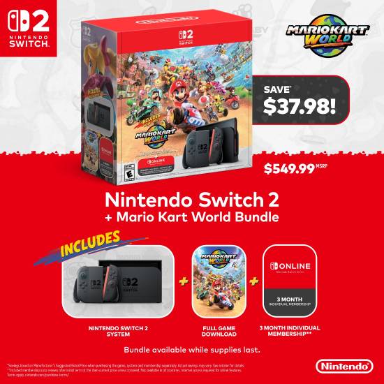 Switch2限定套装《马力欧卡丁车》正式发售