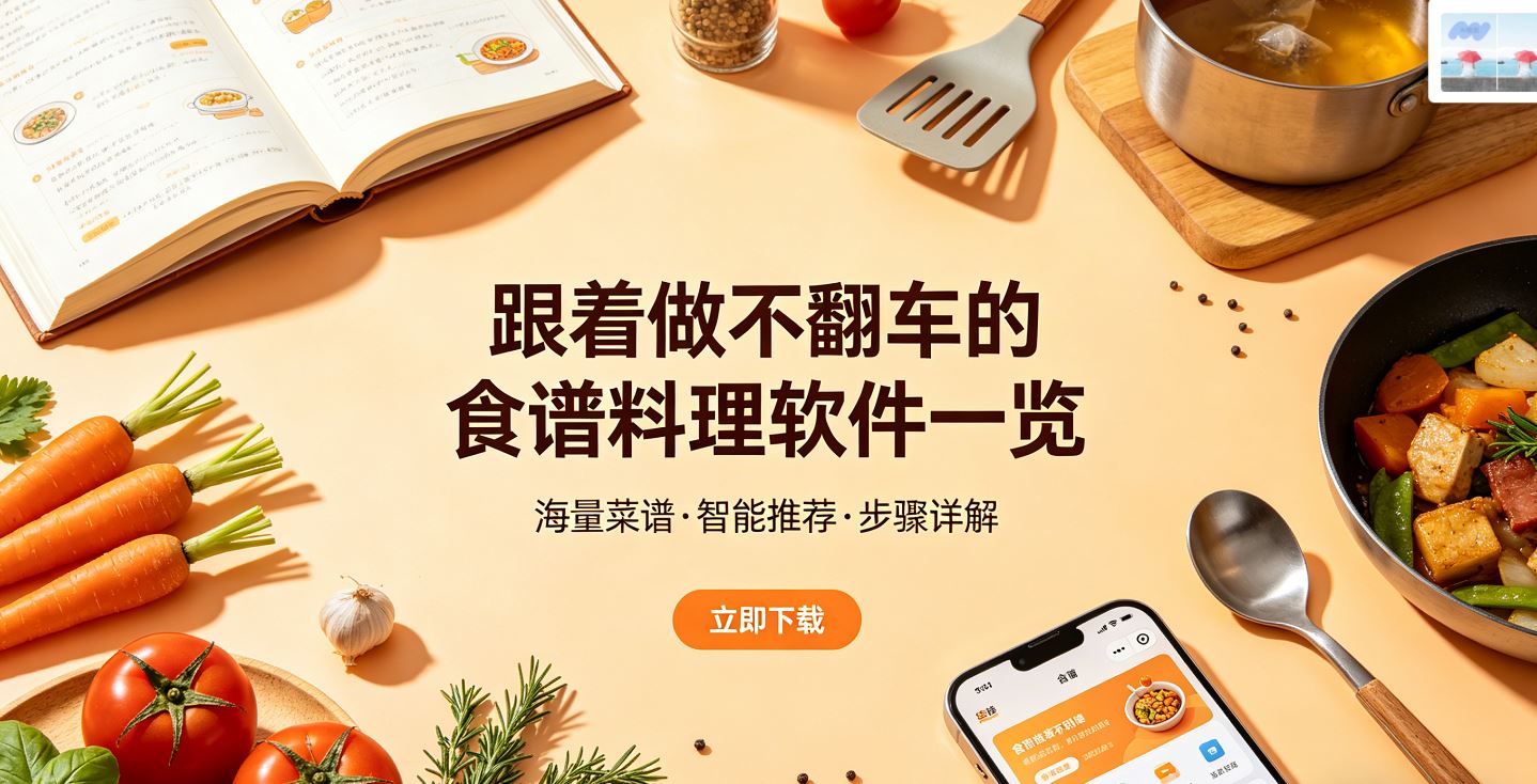 跟着做不翻车的食谱料理软件一览