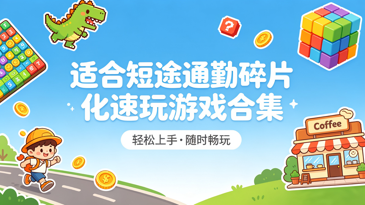 适合短途通勤碎片化速玩游戏合集