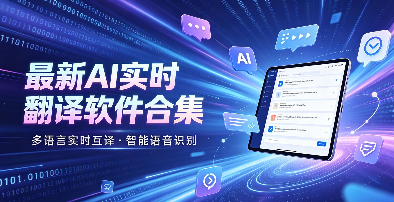 最新AI实时翻译软件合集