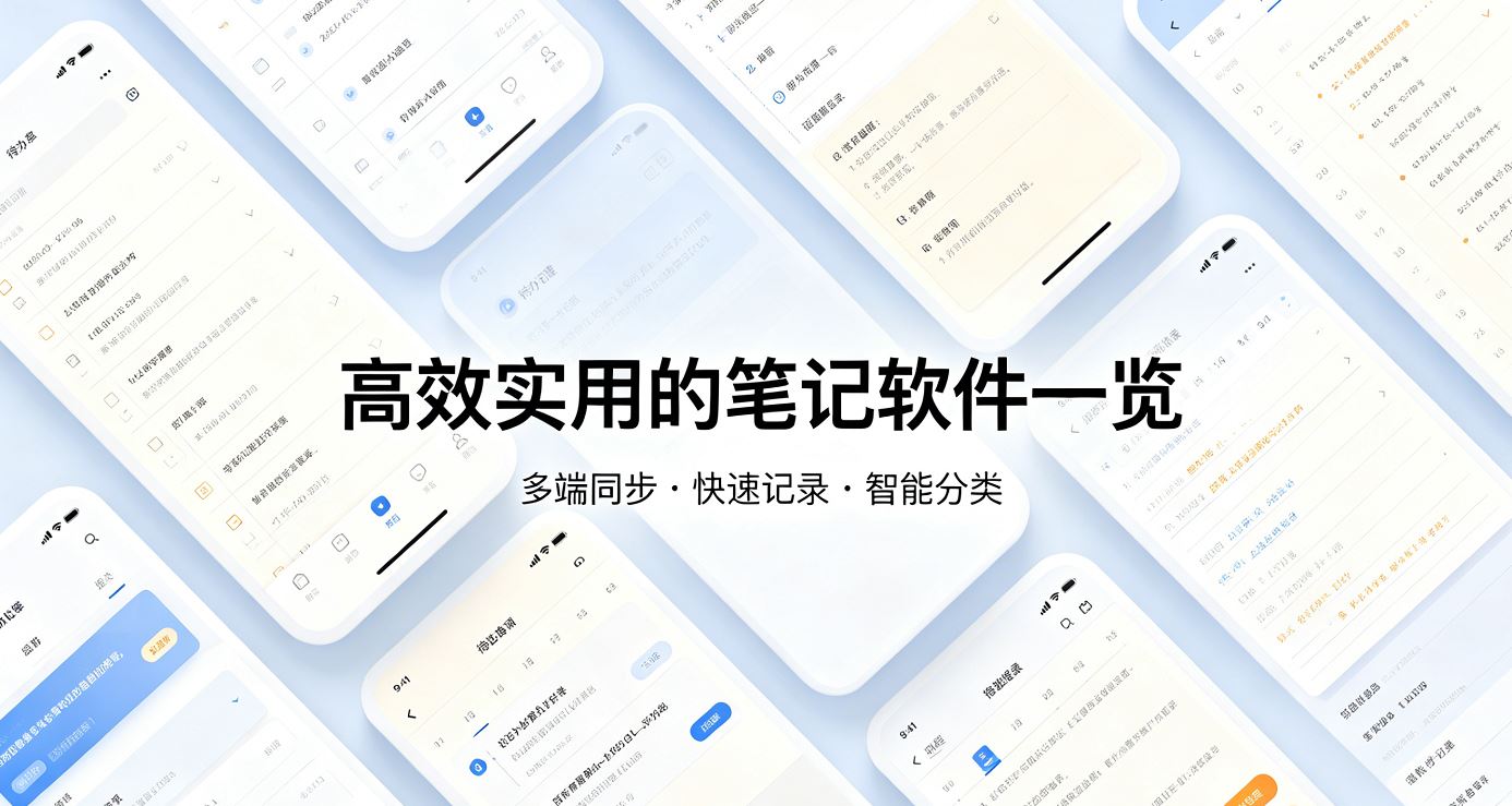 高效实用的笔记软件一览