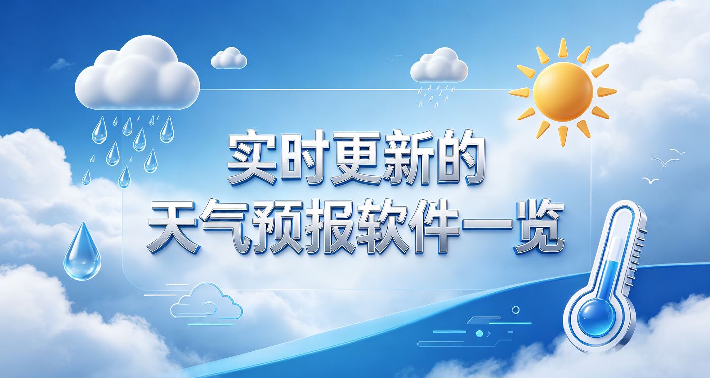 实时更新的天气预报软件一览