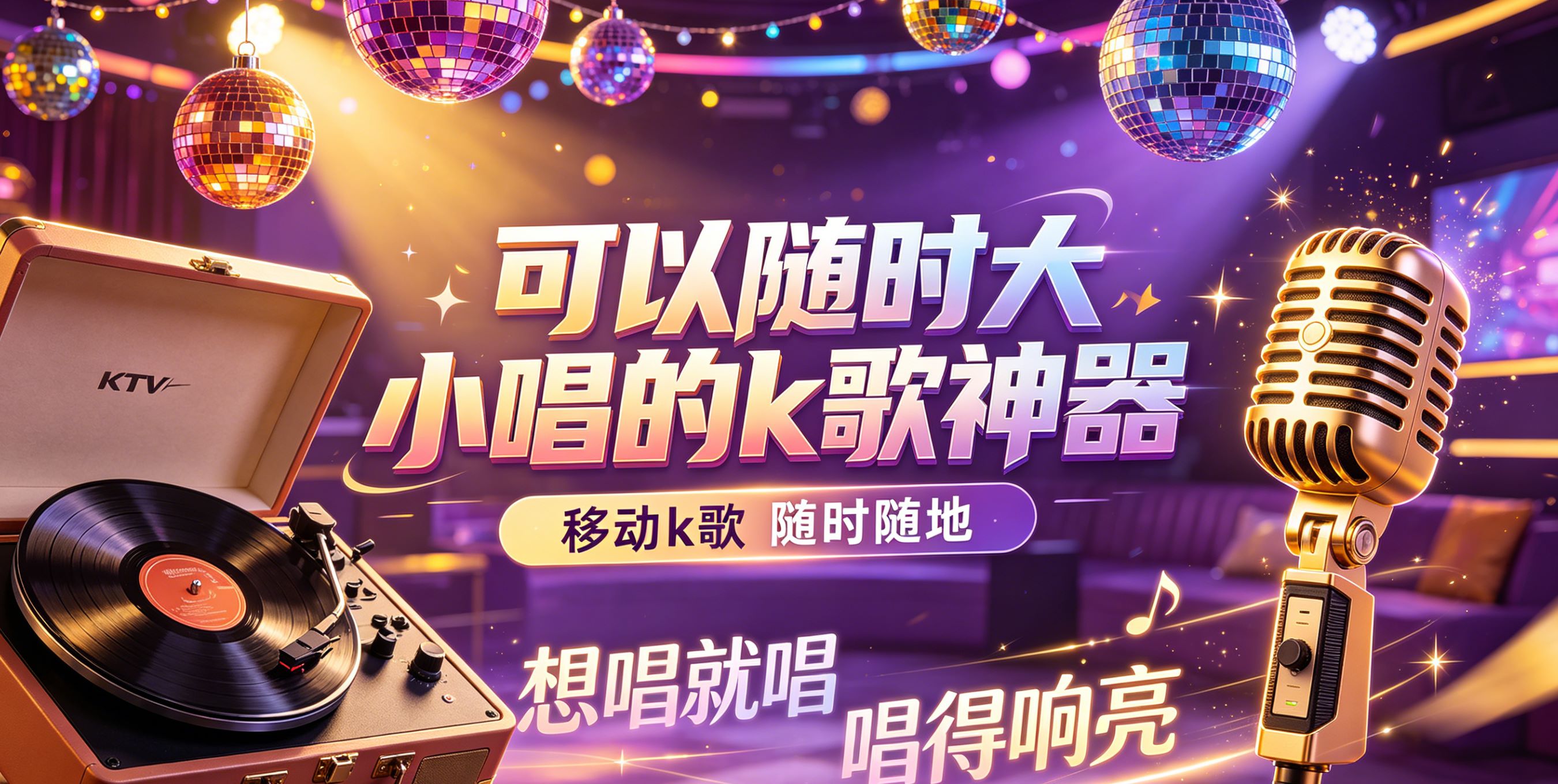 可以随时大小唱的k歌神器