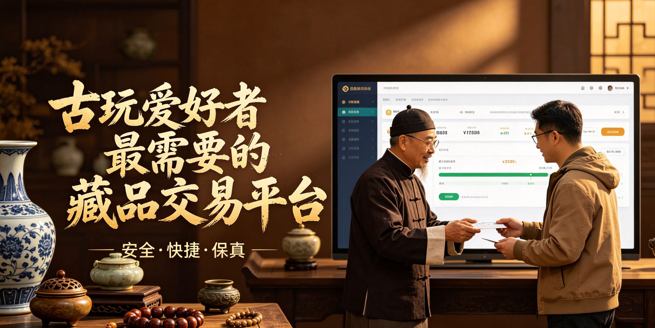 古玩爱好者最需要的藏品交易平台