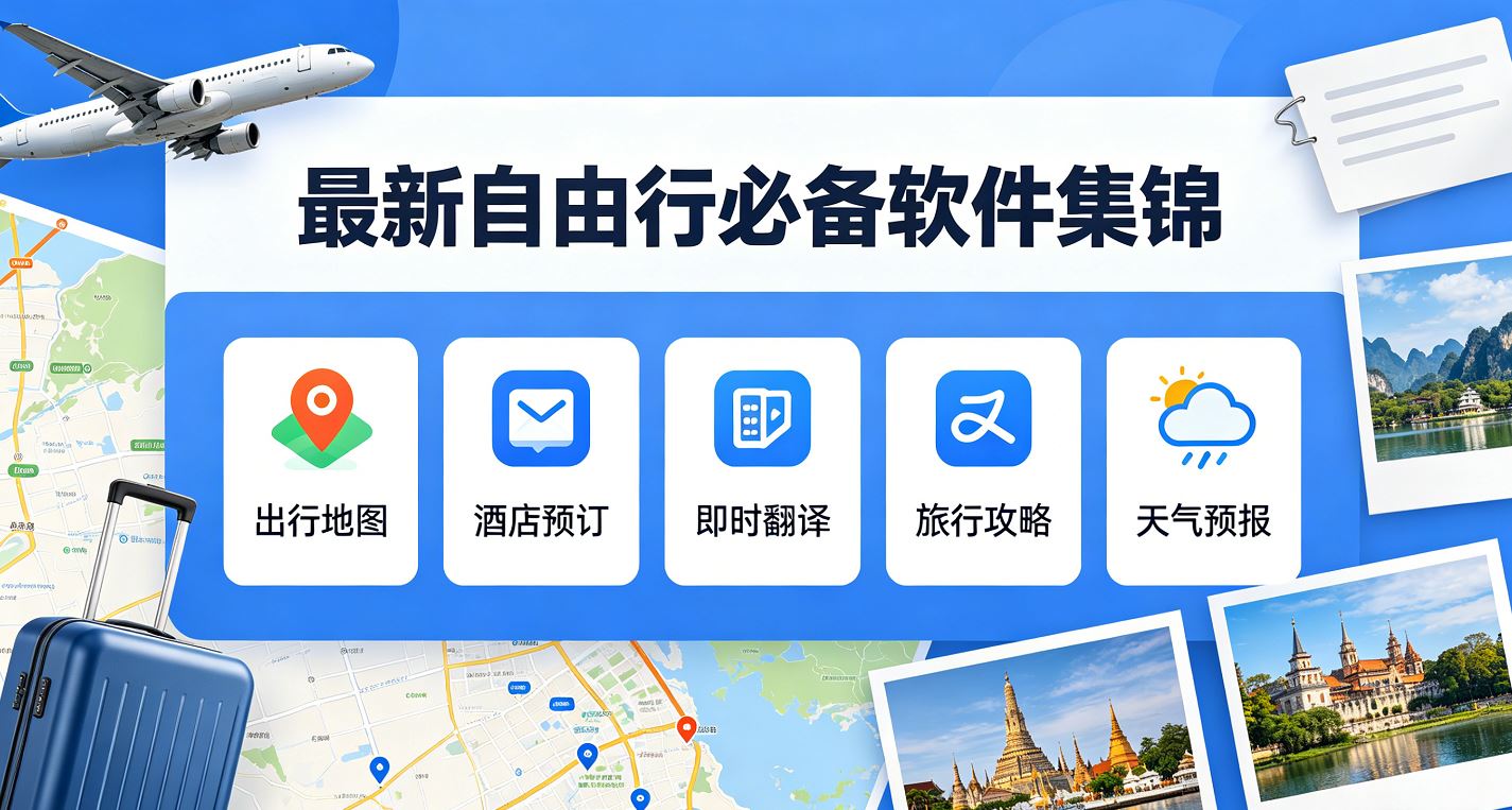 最新自由行必备软件集锦