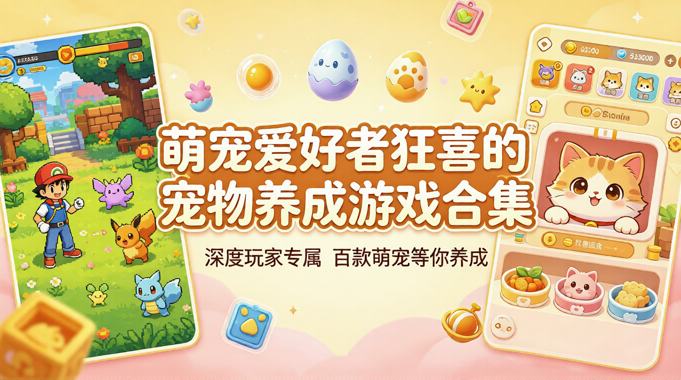 萌宠爱好者狂喜的宠物养成游戏合集