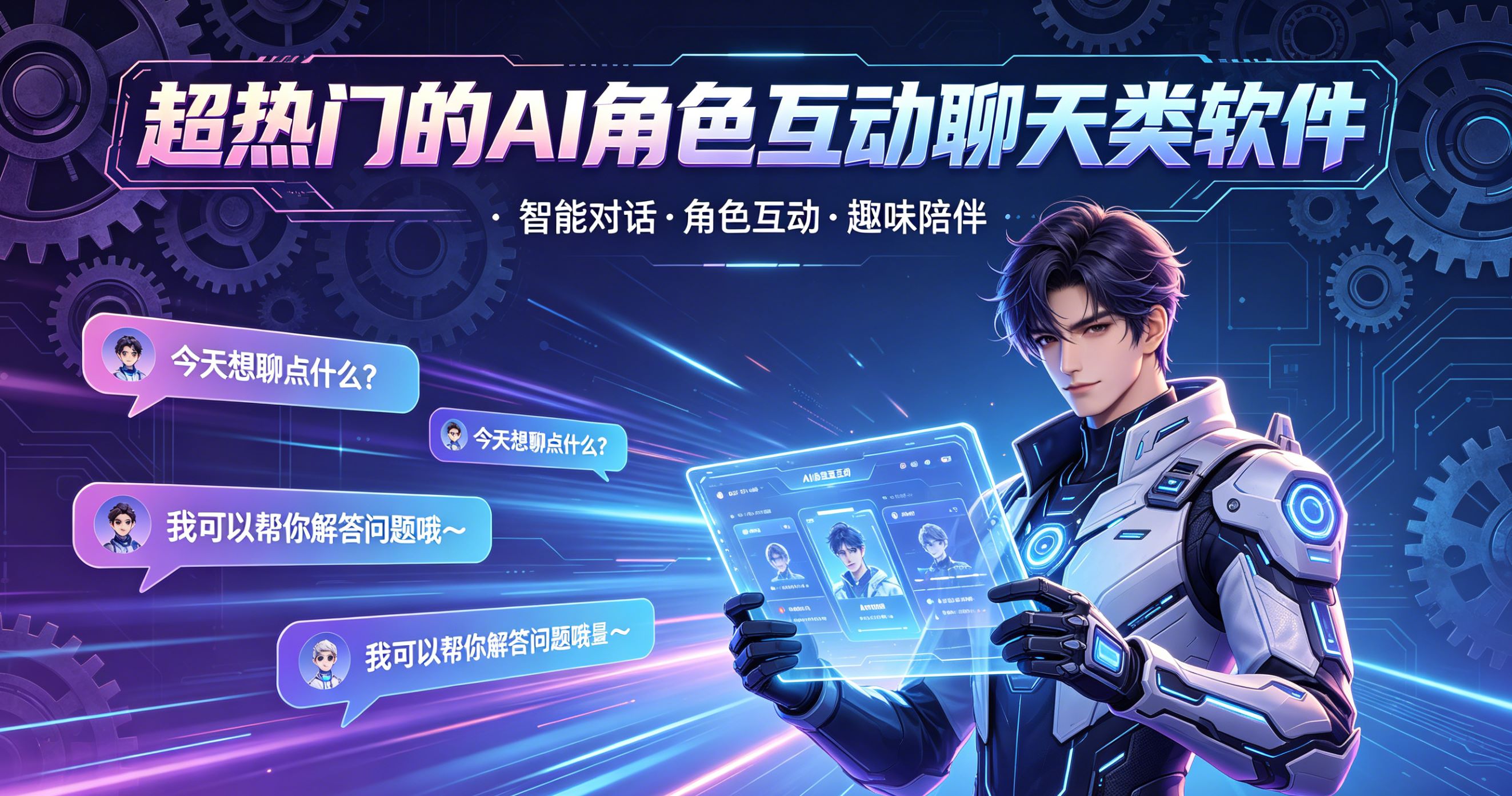 超热门的AI角色互动聊天类软件