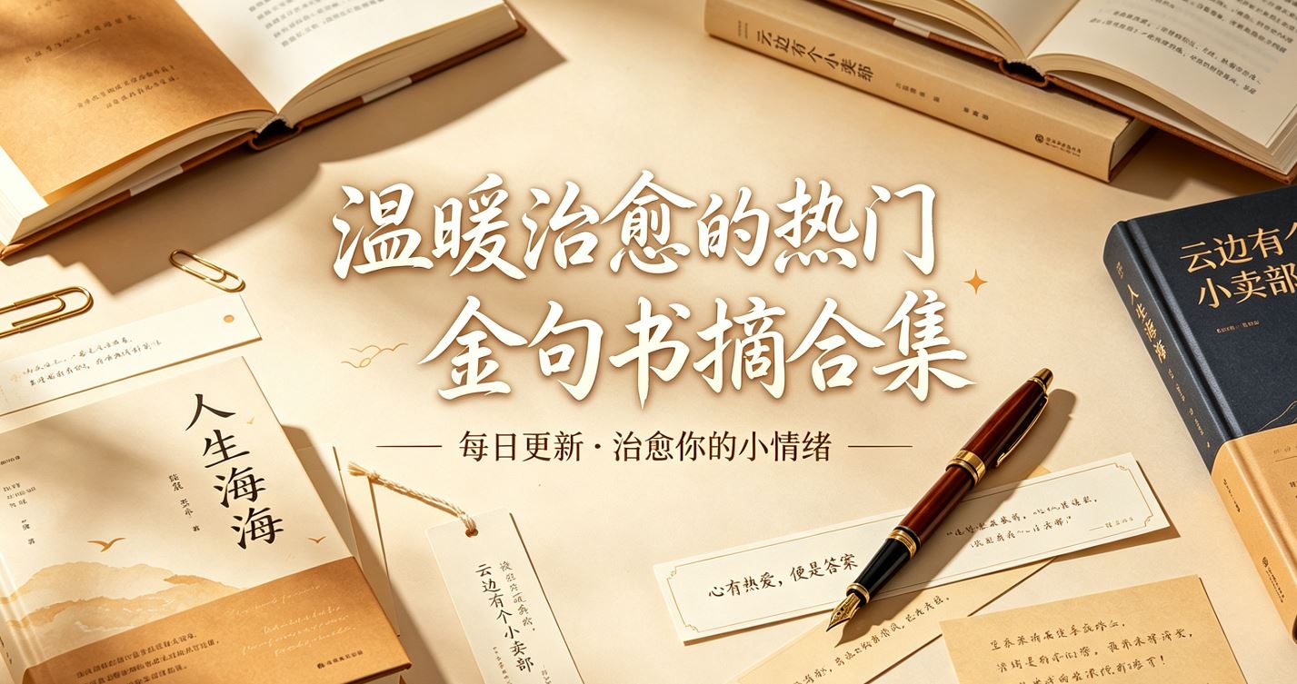 温暖治愈的热门金句书摘软件合集