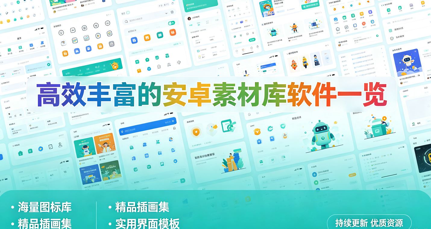 高效丰富的安卓素材库软件一览