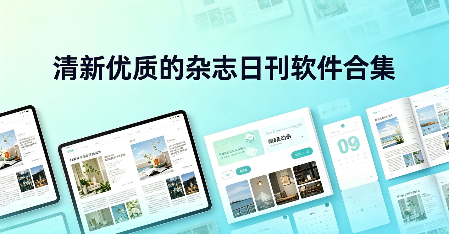 清新优质的杂志日刊软件合集