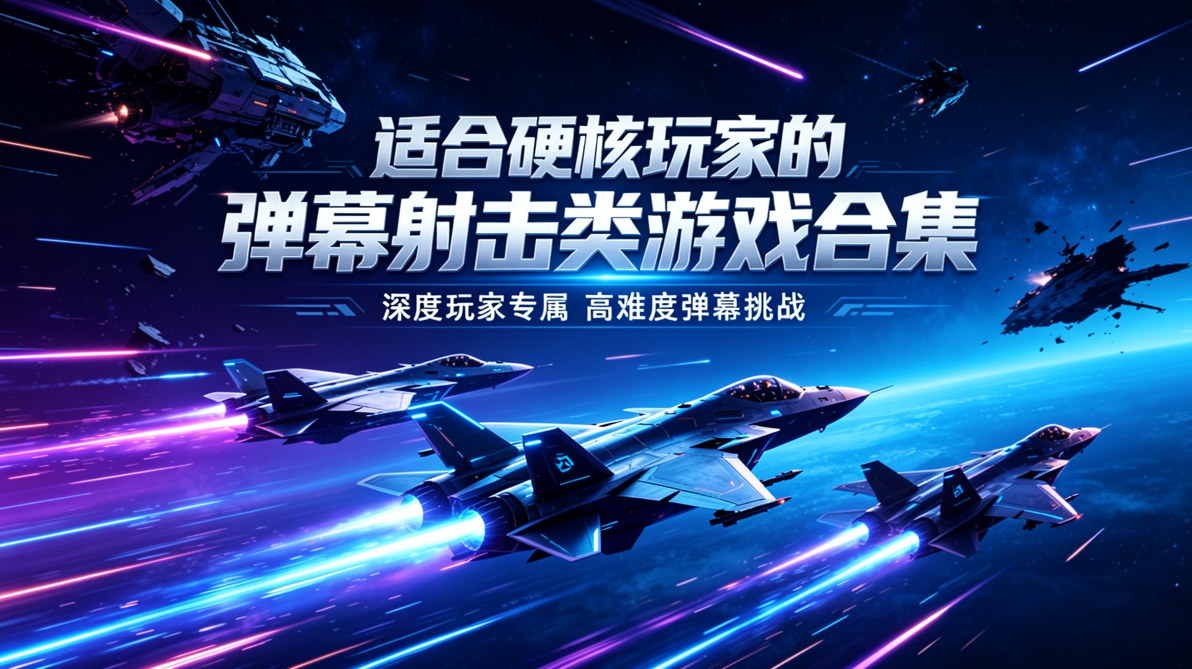 适合硬核玩家的弹幕射击类游戏合集