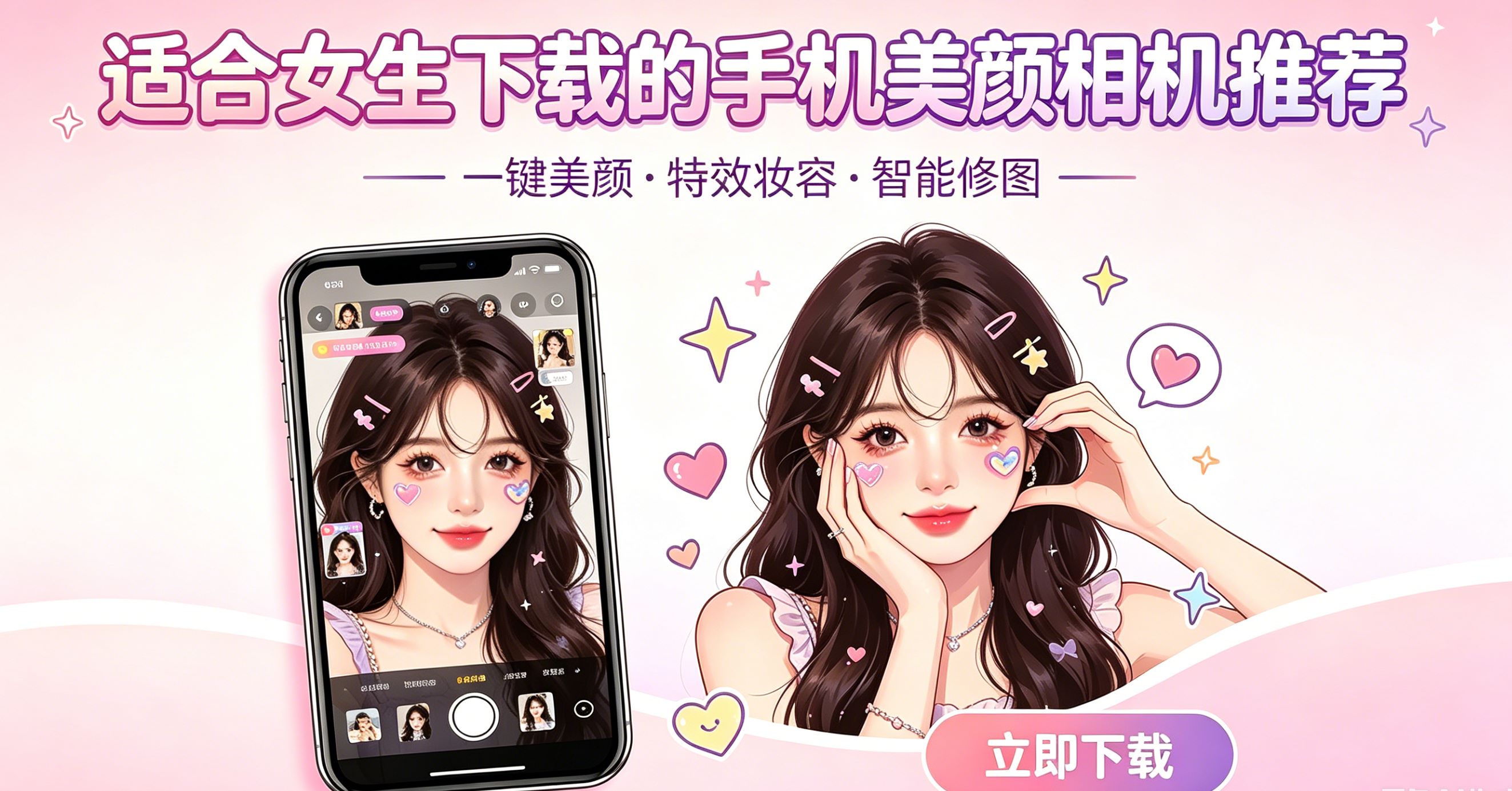 适合女生下载的手机美颜相机推荐