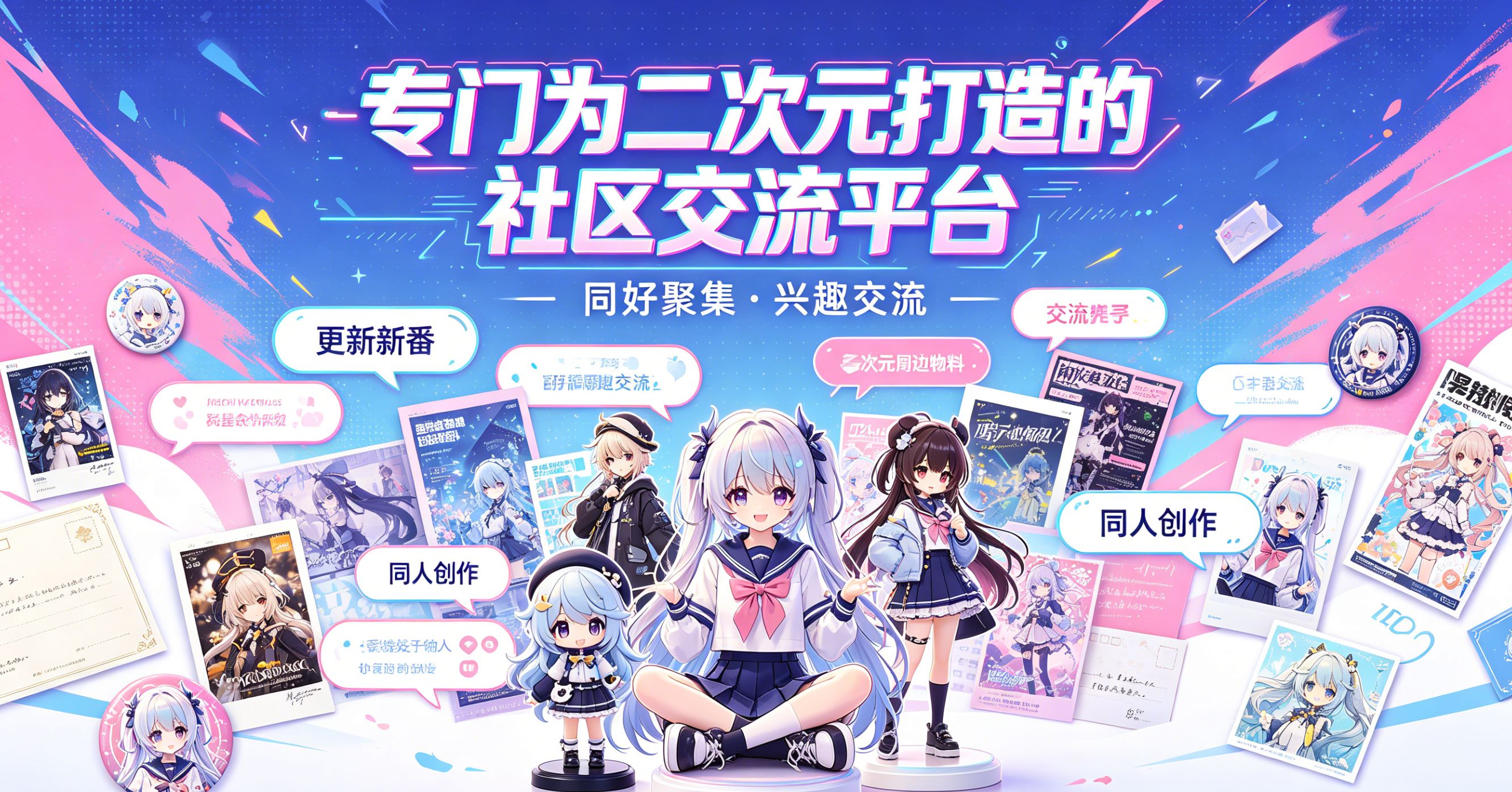 专门为二次元打造的社区交流平台