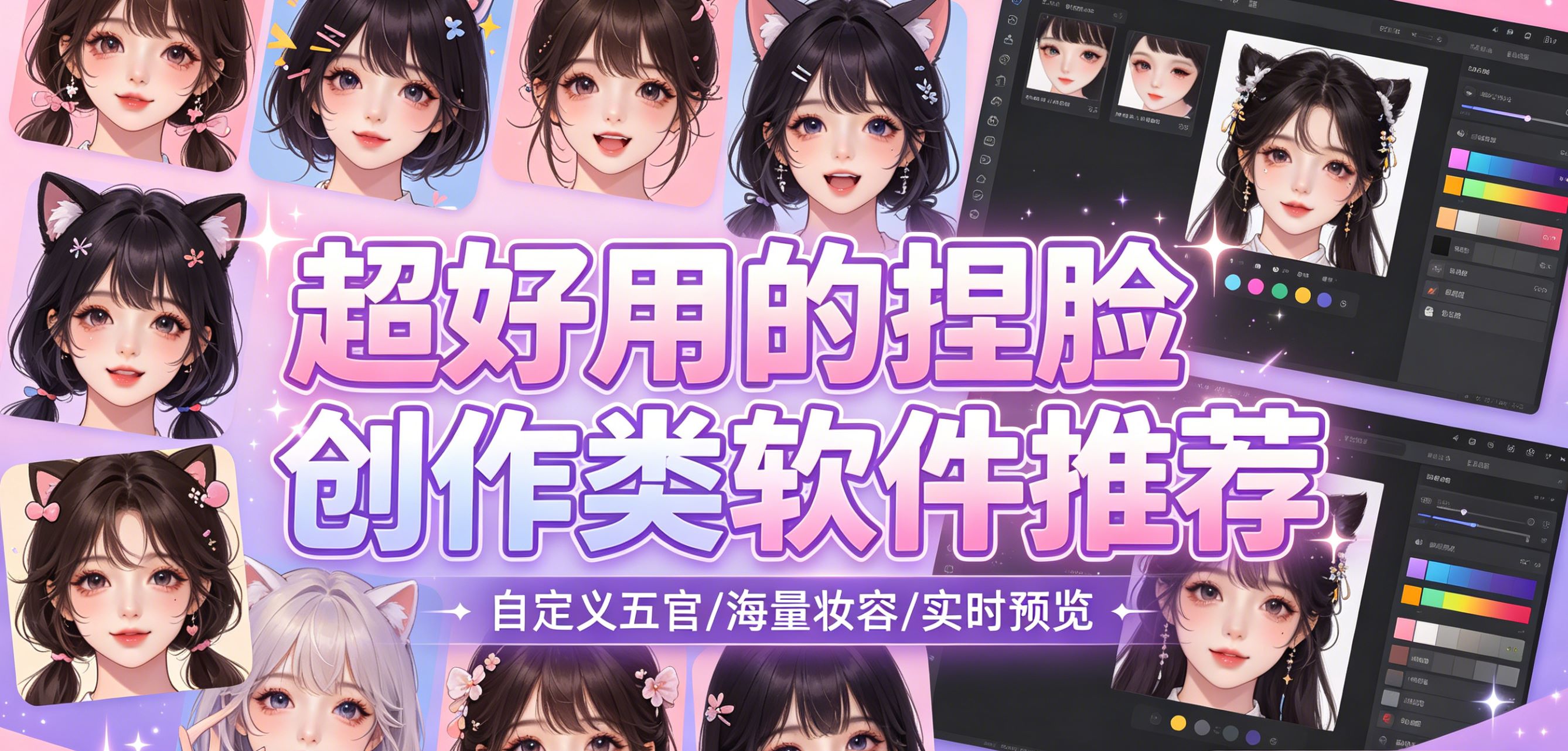 超好用的捏脸创作类软件推荐
