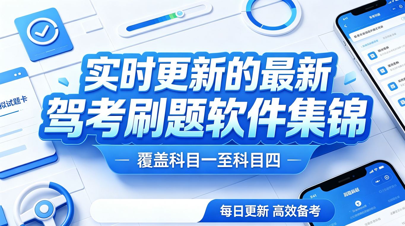 实时更新的最新驾考刷题软件集锦