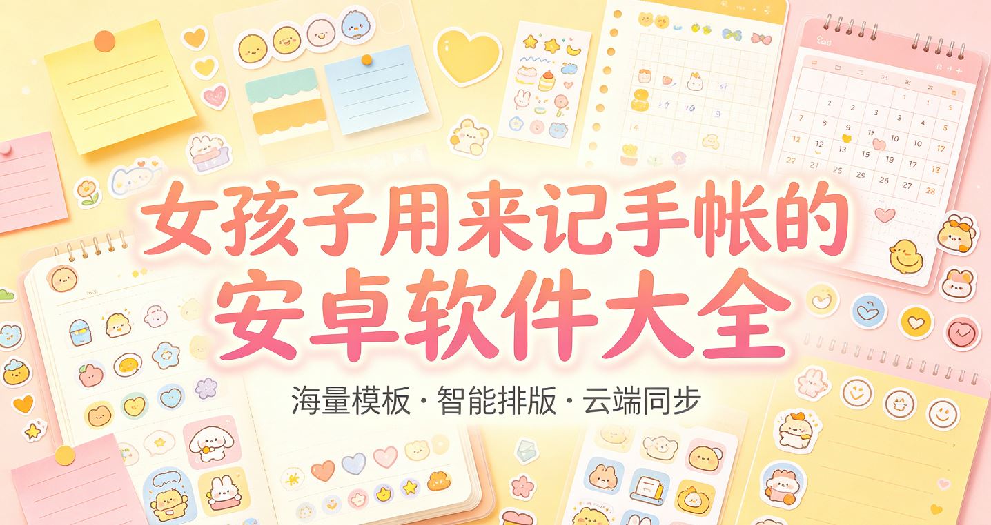 女孩子用来记手帐的安卓软件大全