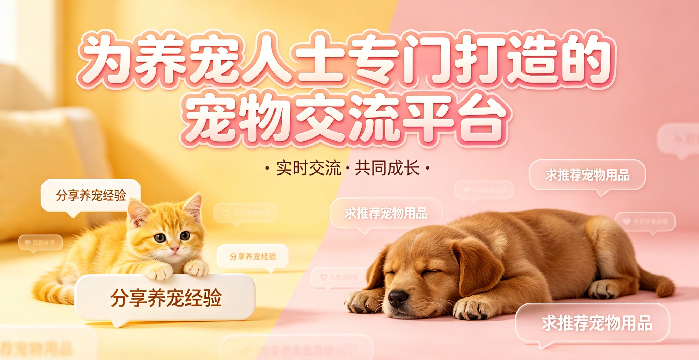 为养宠人士专门打造的宠物交流平台