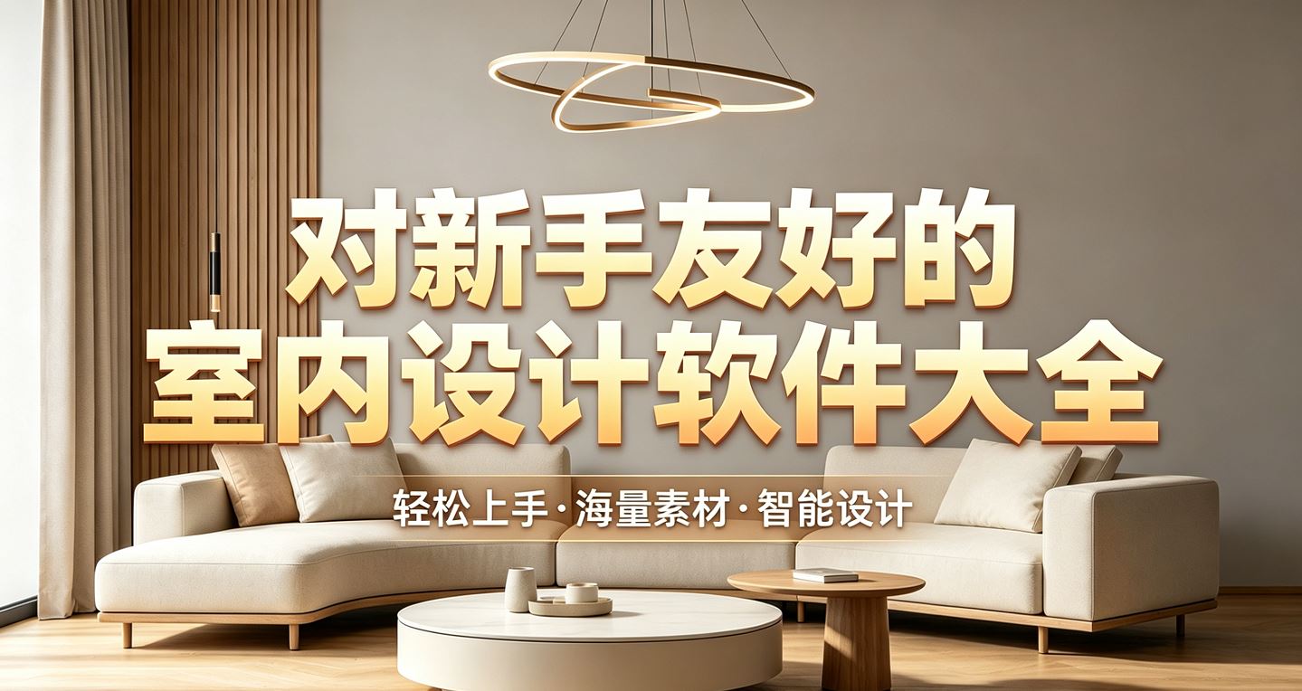 对新手友好的室内设计软件大全