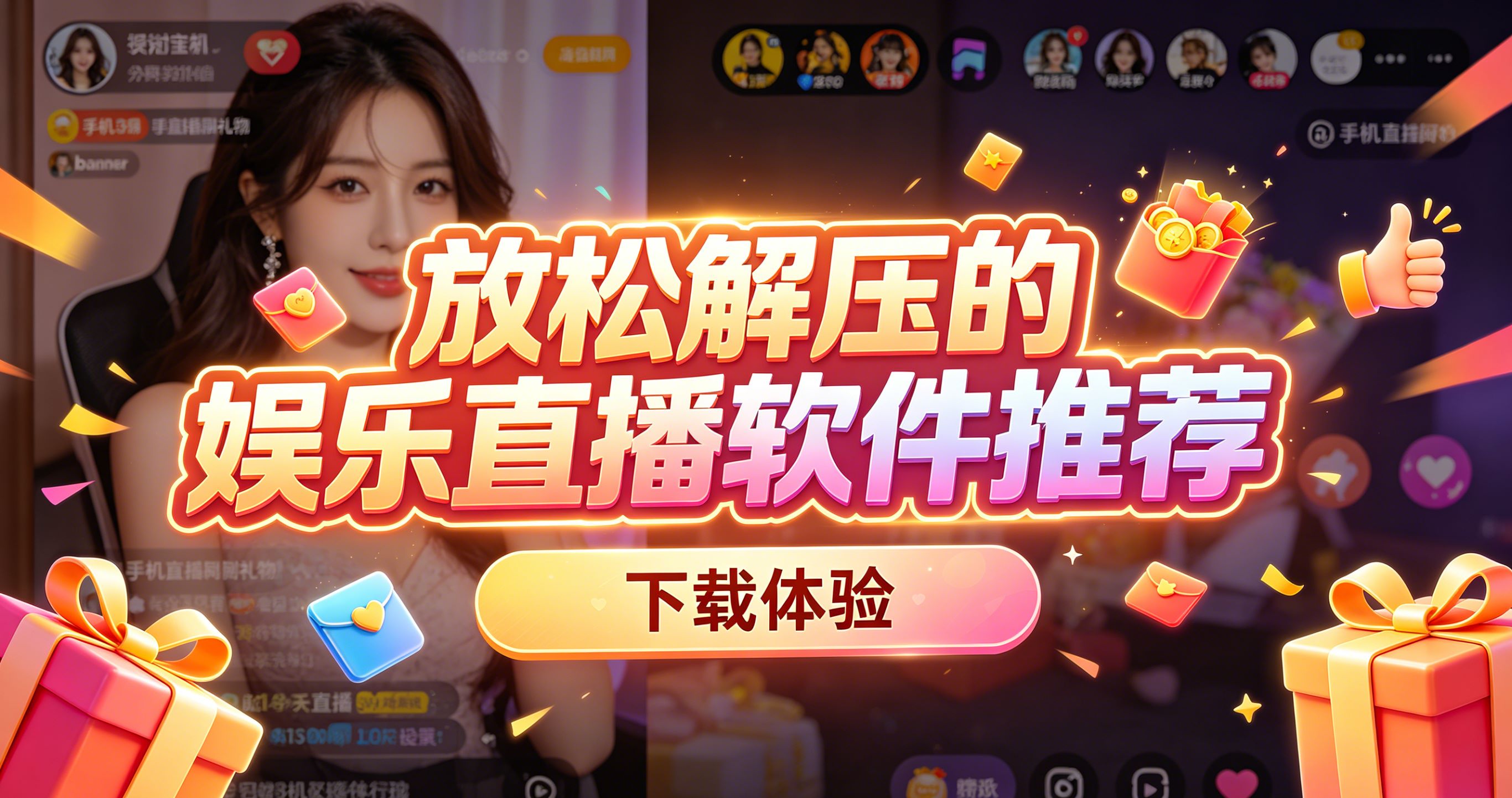 放松解压的娱乐直播软件推荐