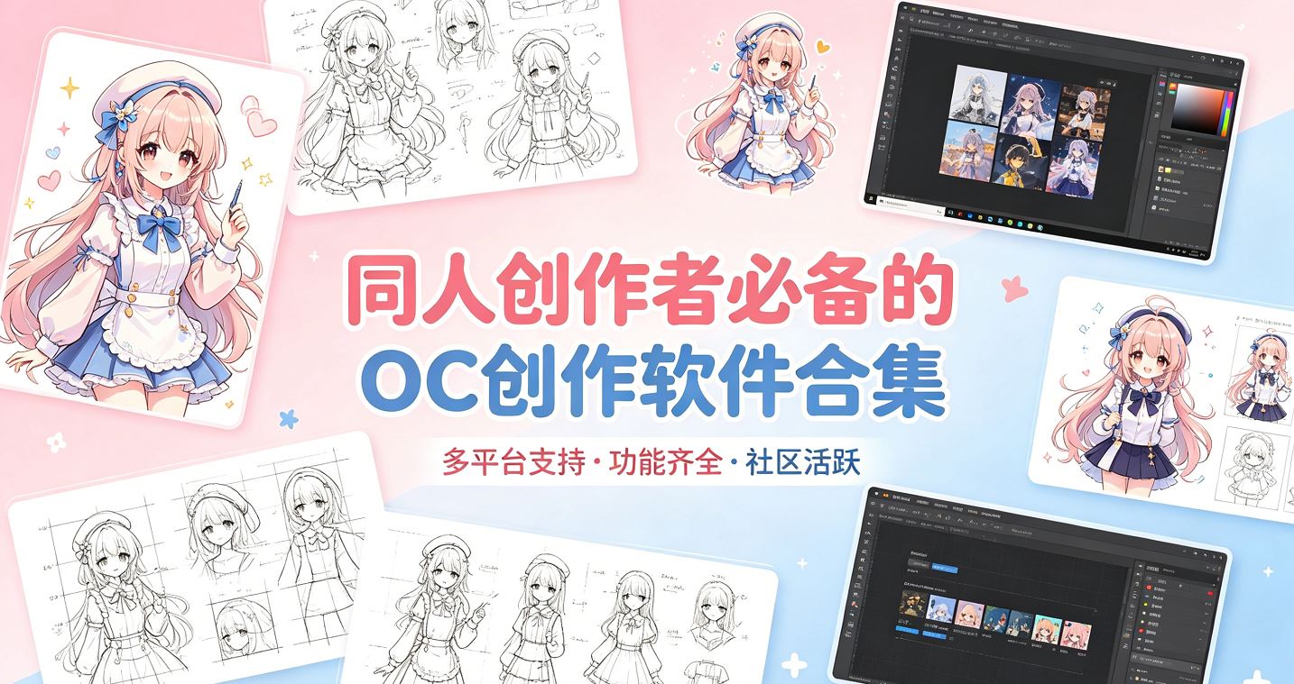 同人创作者必备的OC创作软件合集
