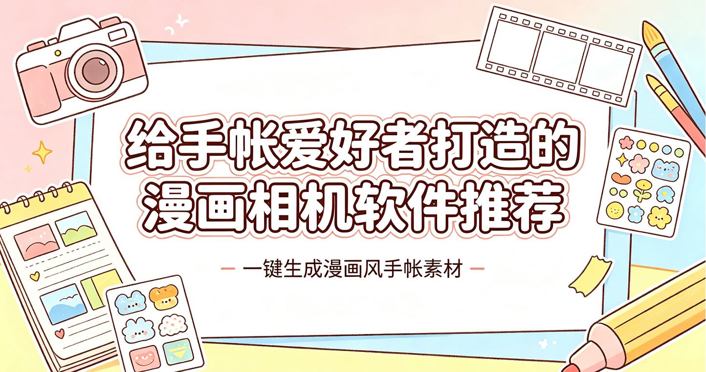 给手帐爱好者打造的漫画相机软件推荐