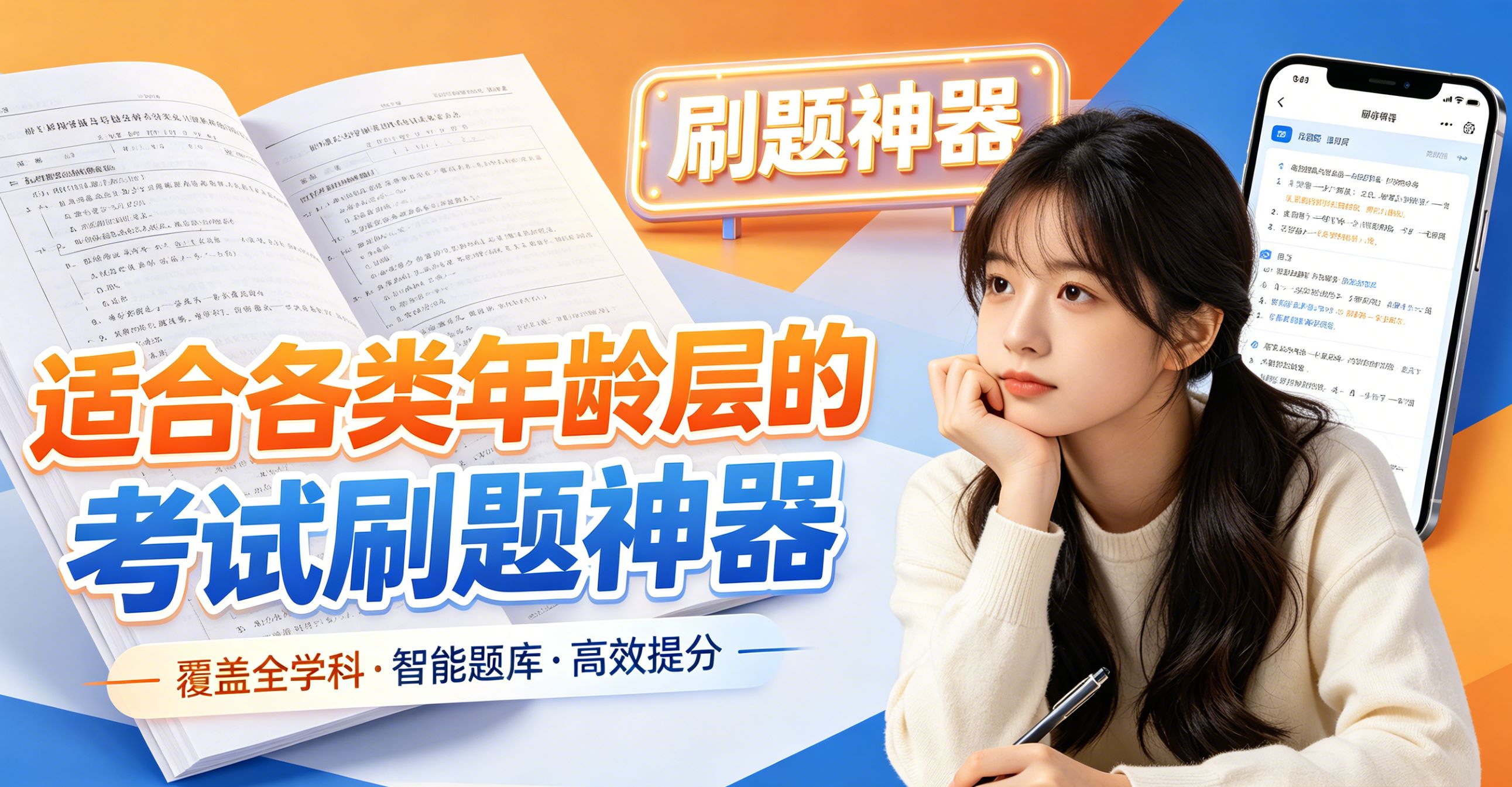 适合各类年龄层的考试刷题神器