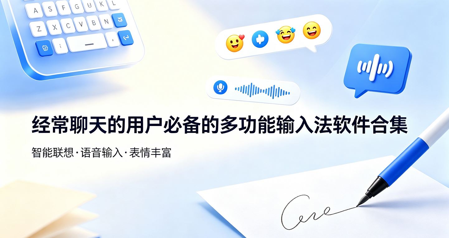 经常聊天的用户必备的多功能输入法软件合集