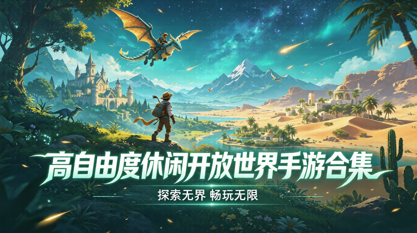 高自由度休闲开放世界手游合集