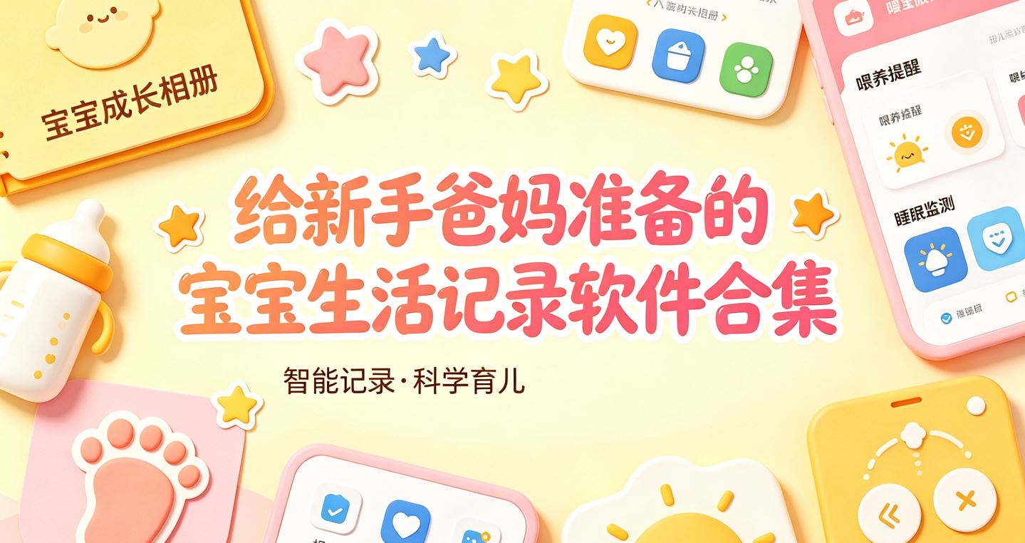 给新手爸妈准备的宝宝生活记录软件合集