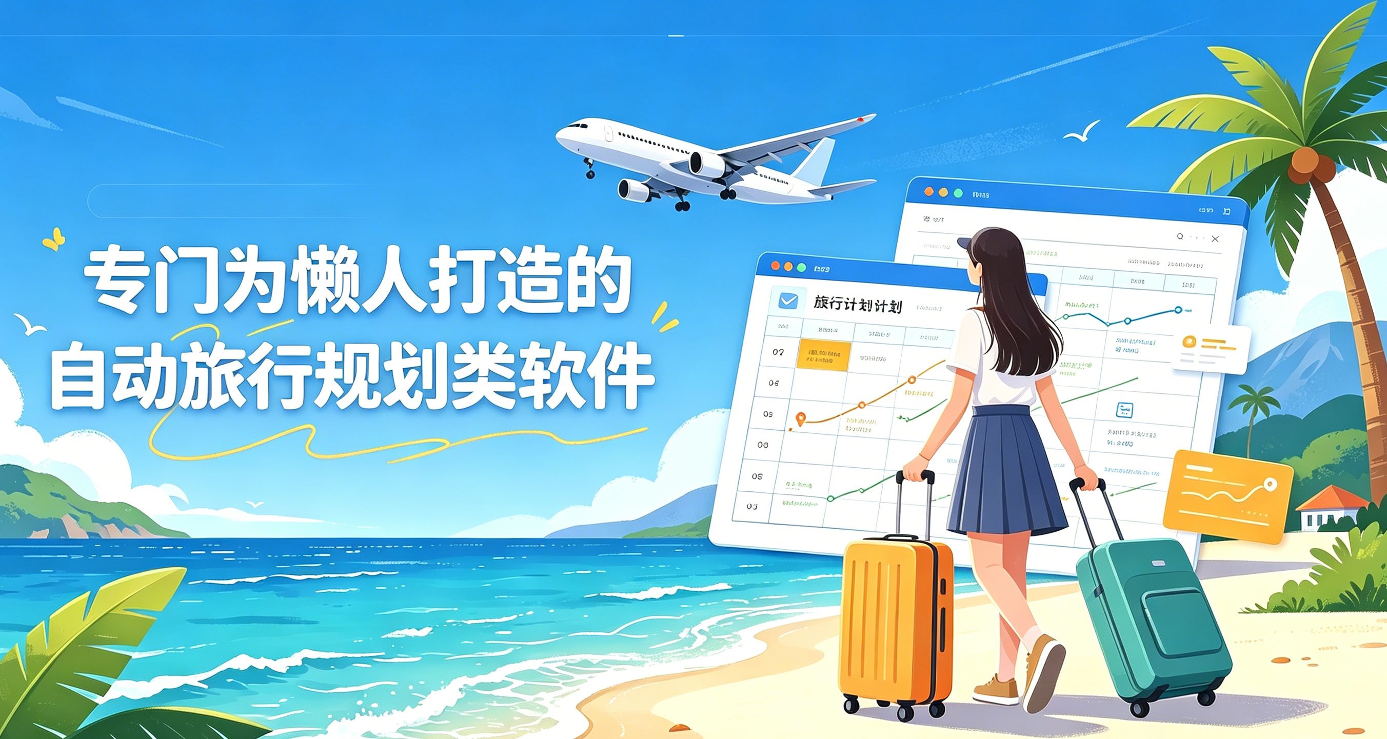 专门为懒人打造的自动旅行规划类软件