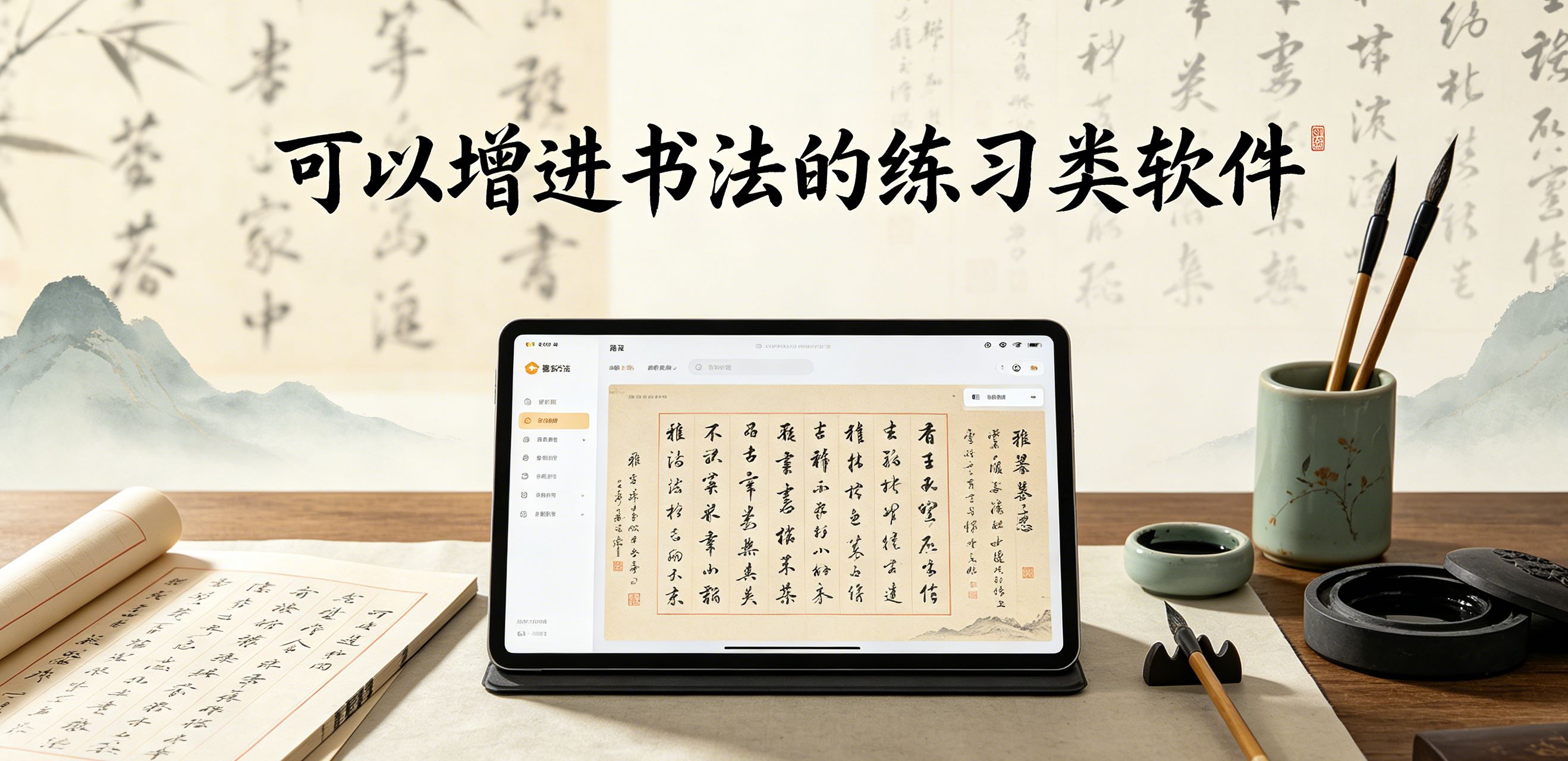 可以增进书法的练习类软件