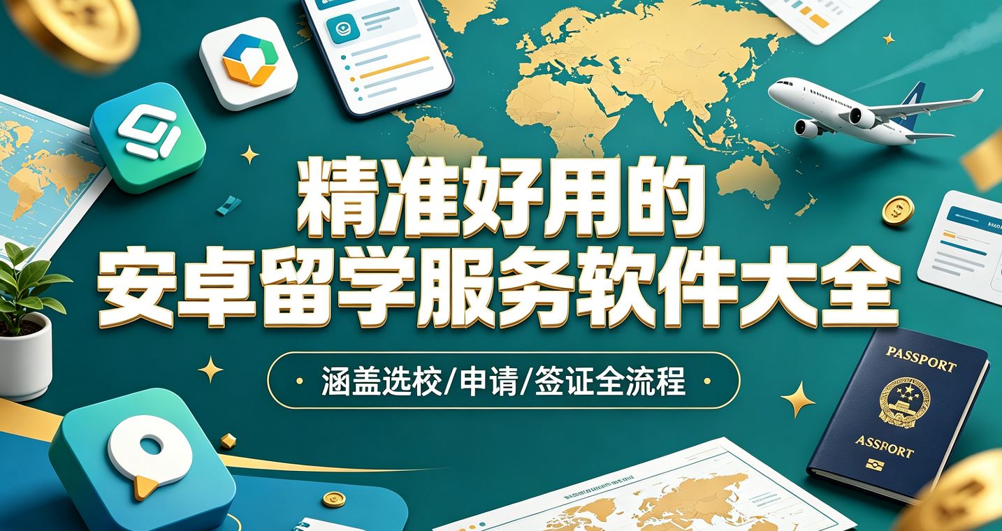 精准好用的安卓留学服务软件大全