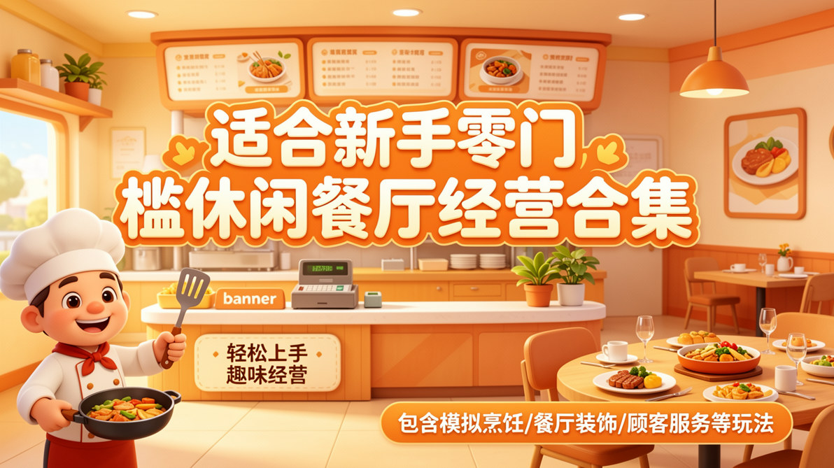 适合新手零门槛休闲餐厅经营合集