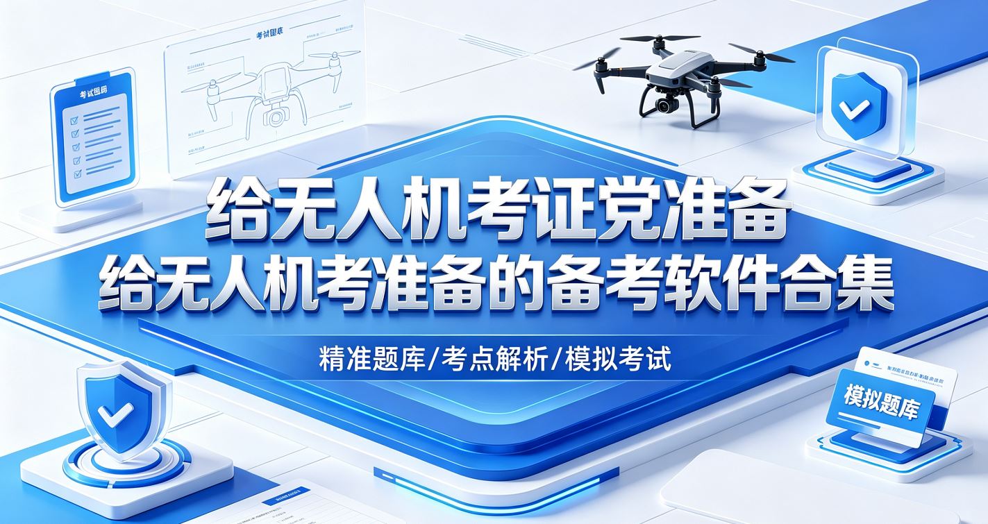 给无人机考证党准备的备考软件合集