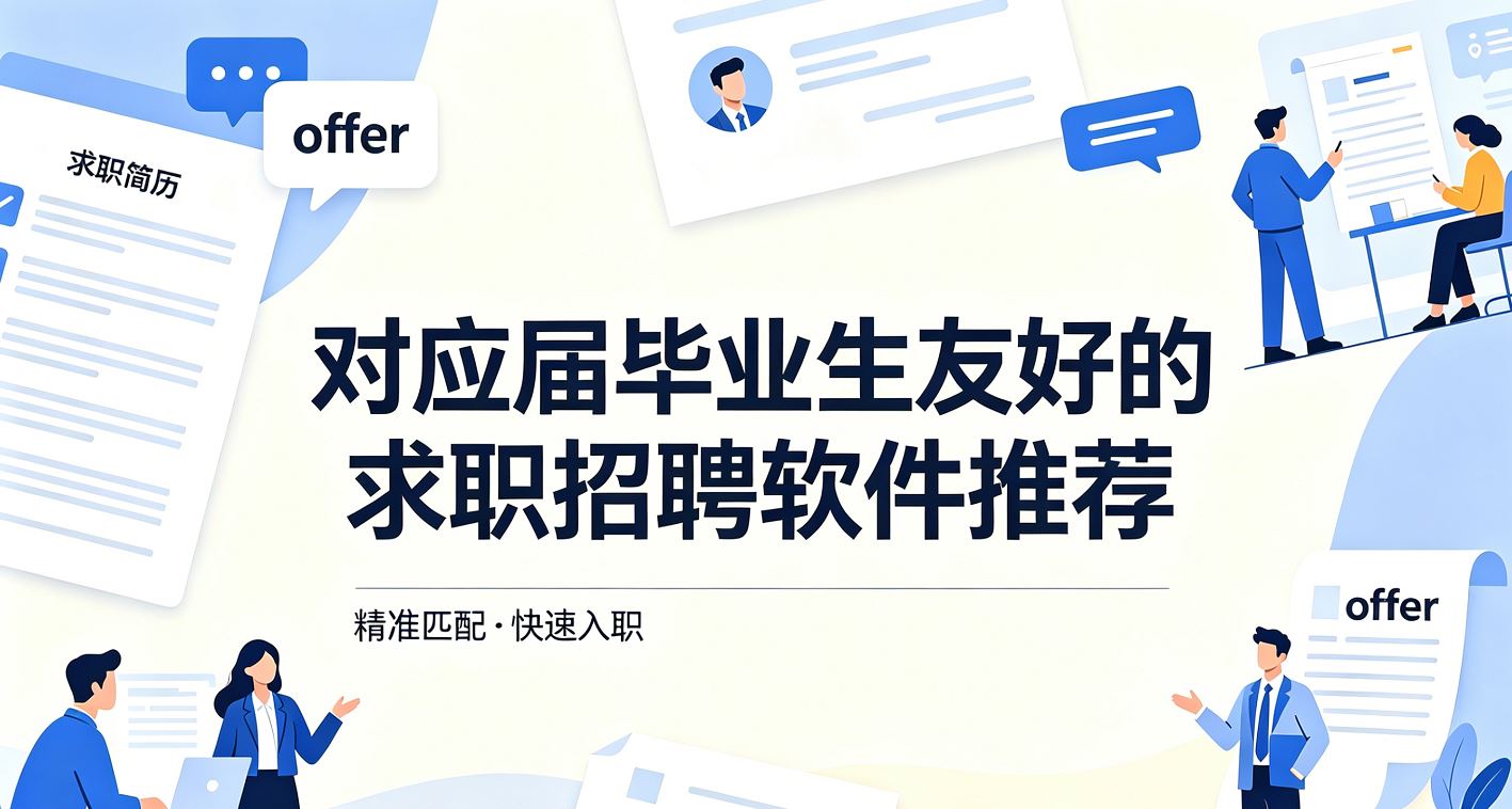 对应届毕业生友好的求职招聘软件推荐