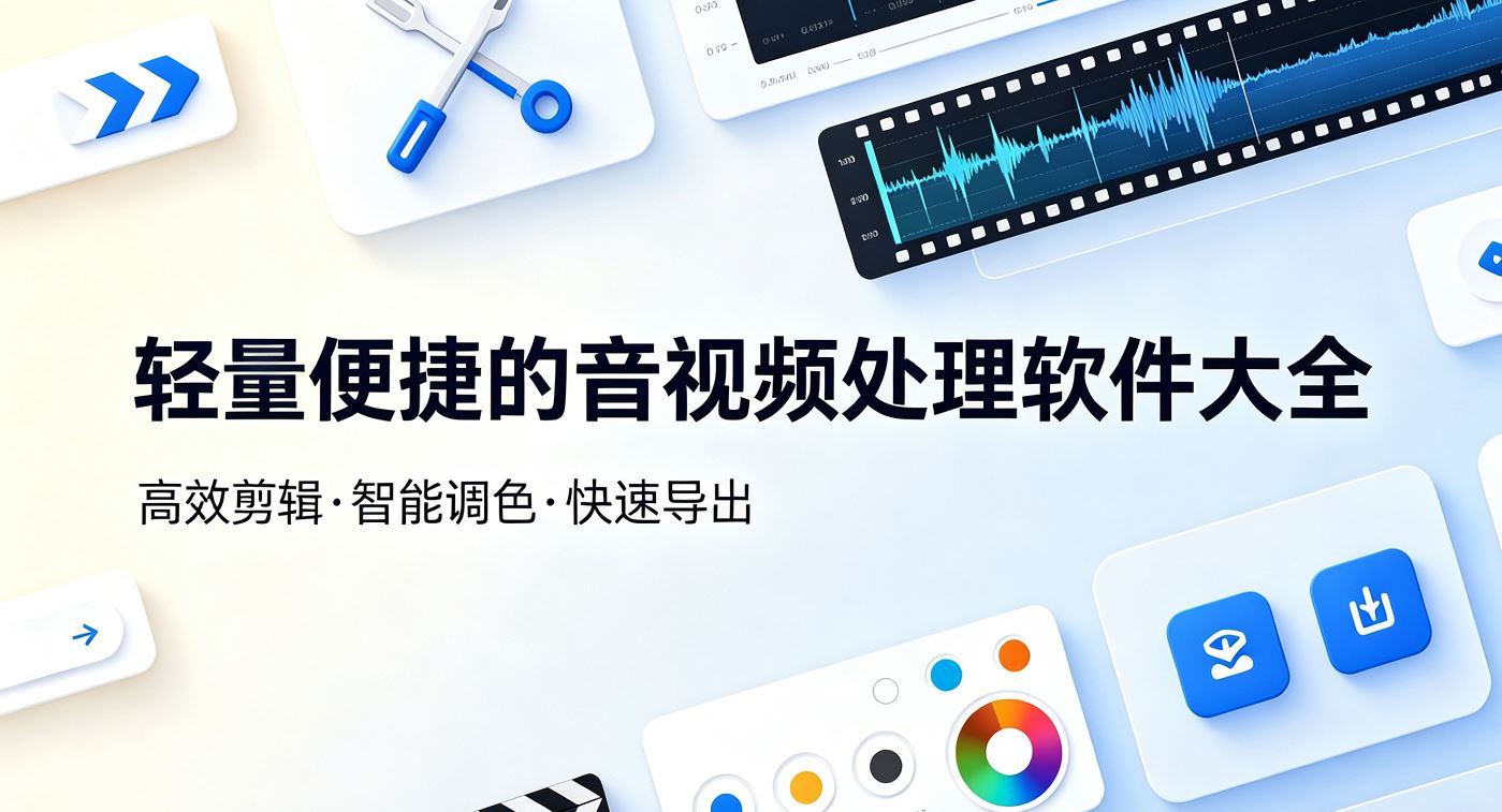 轻量便捷的音视频处理软件大全