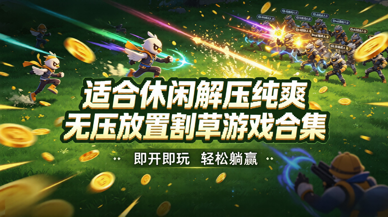 适合休闲解压纯爽无压放置割草游戏合集