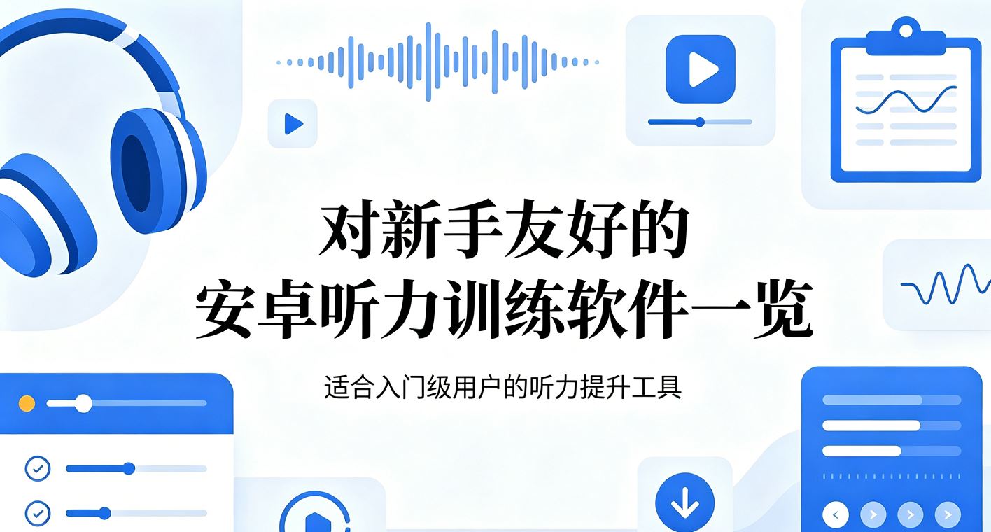 对新手友好的安卓听力训练软件一览