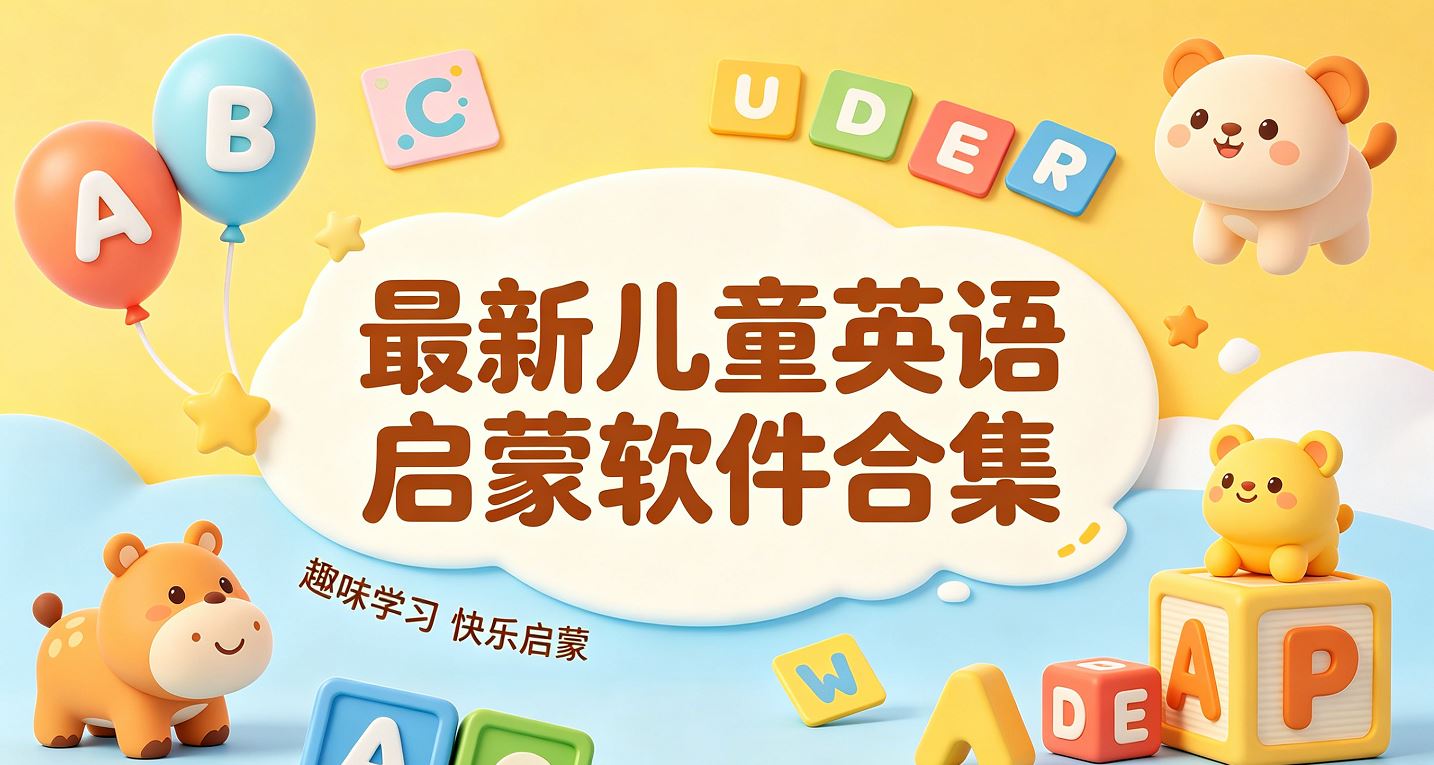 最新儿童英语启蒙软件合集