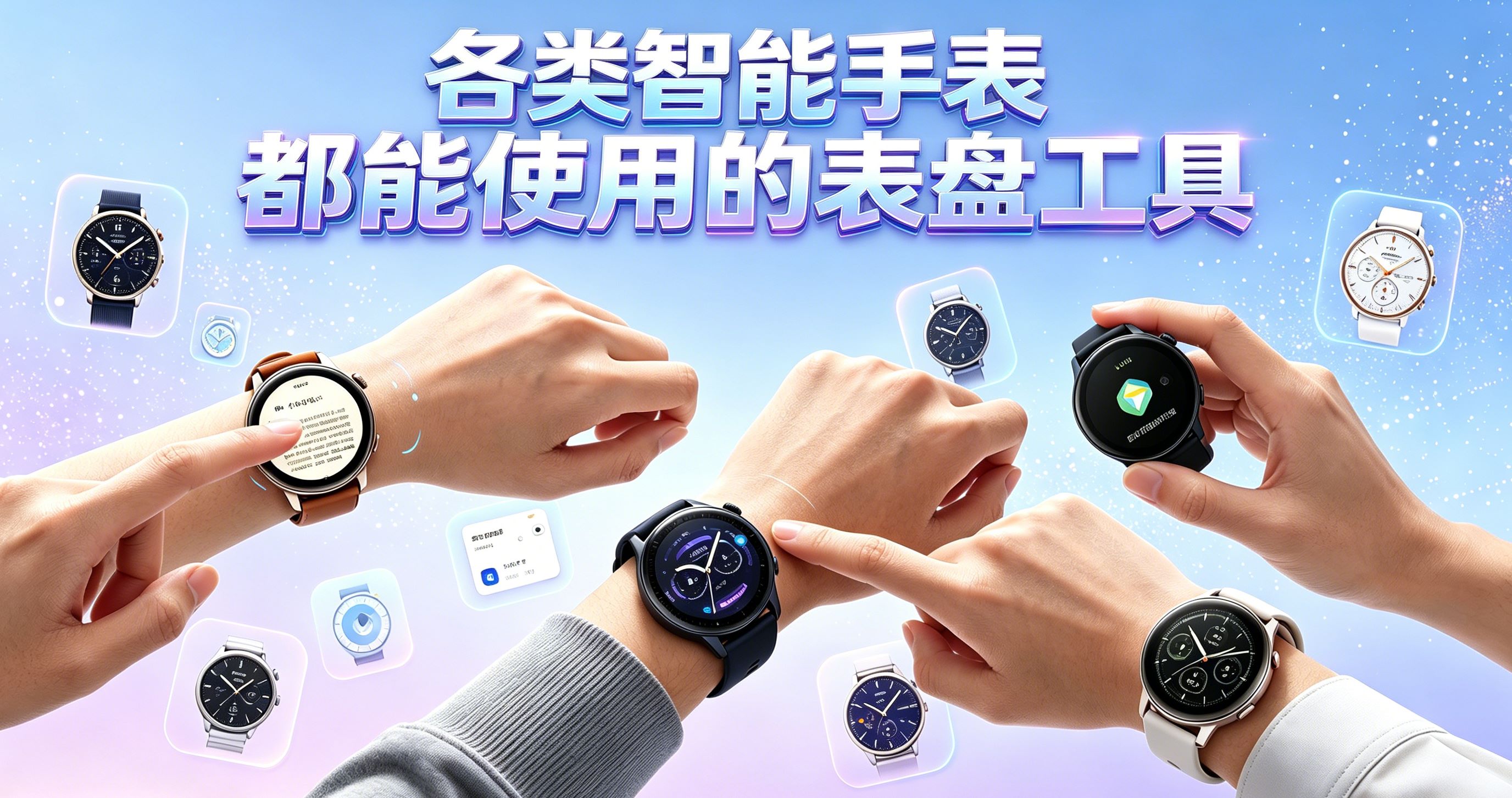 各类智能手表都能使用的表盘工具