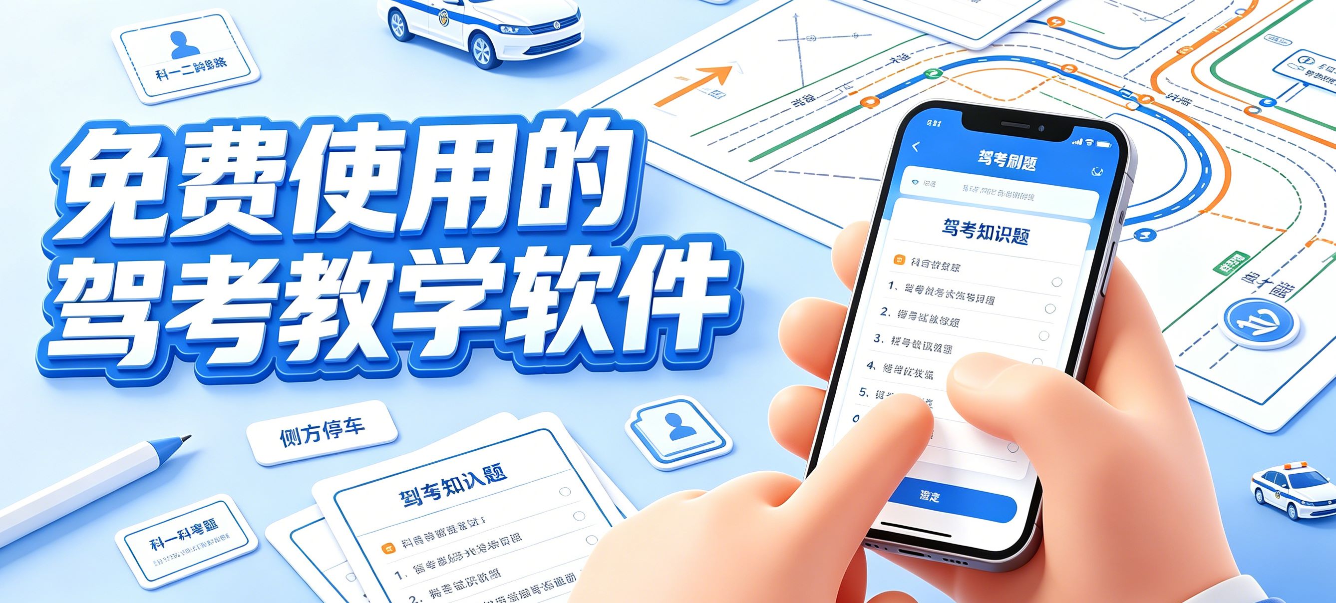 免费使用的驾考教学软件
