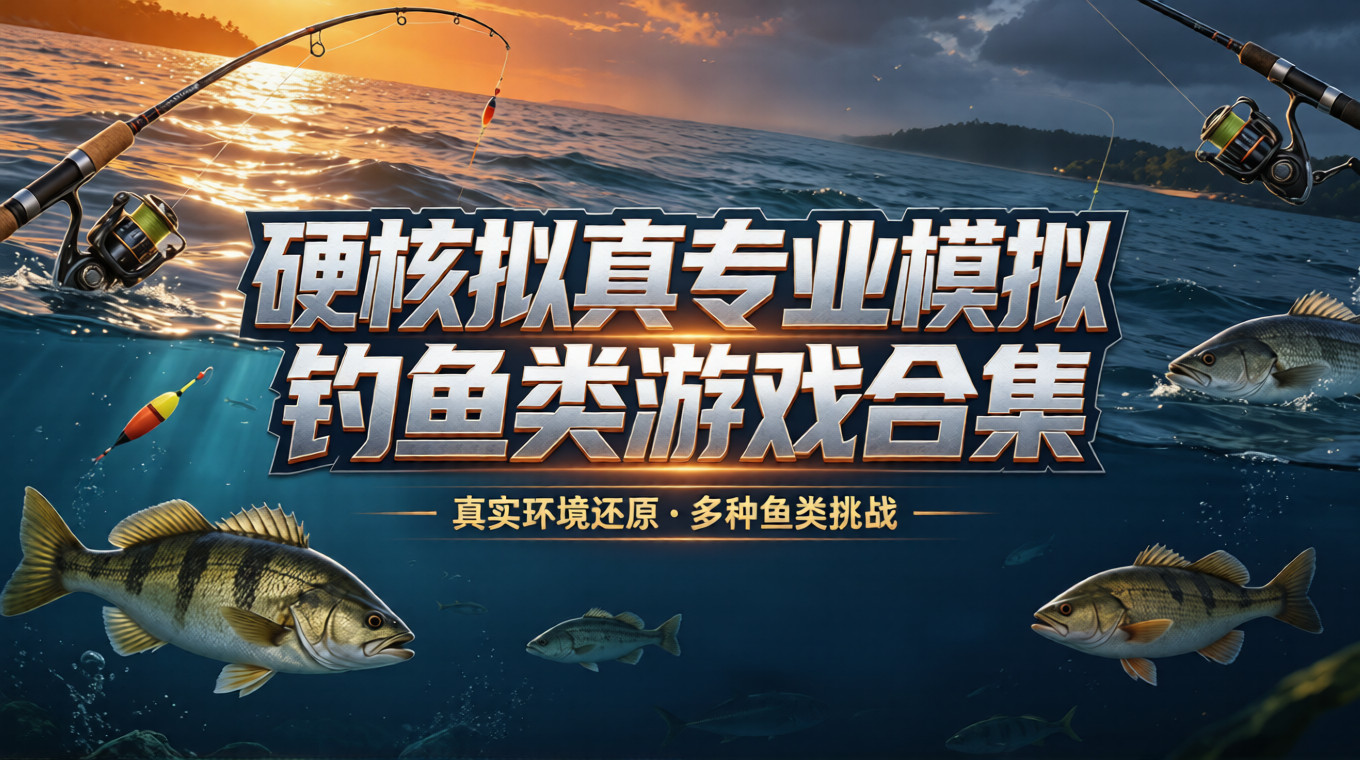 硬核拟真专业模拟钓鱼类游戏合集