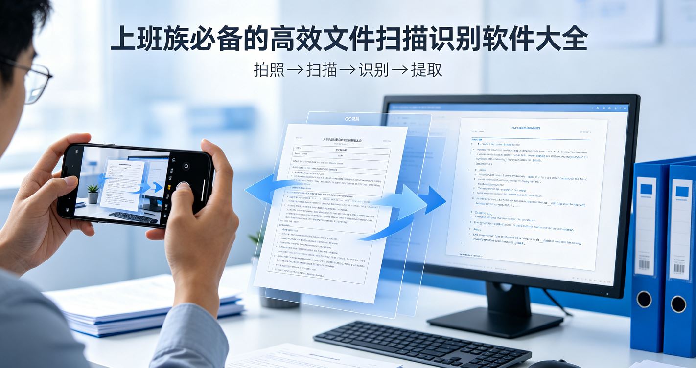 上班族必备的高效文件扫描识别软件大全